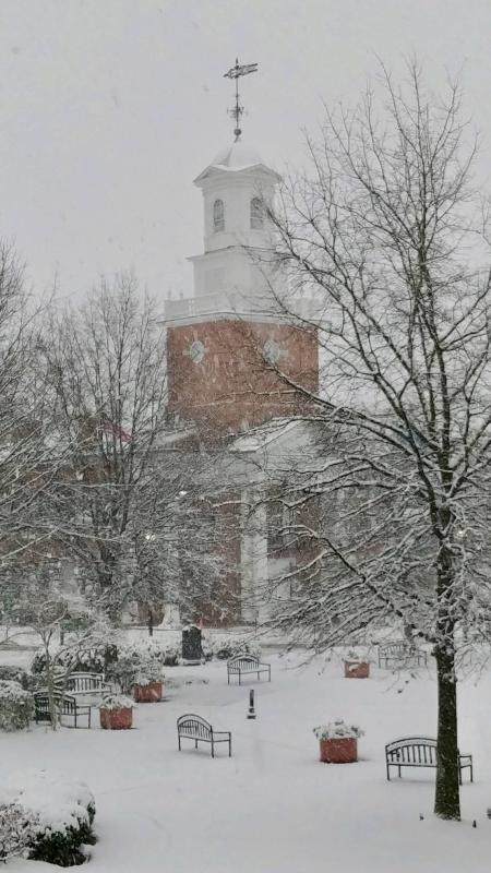Tim Willard of Lewes snapped this shot of a snowy Sussex County Courthouse in Georgetown.