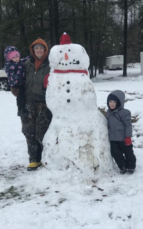 Evelyn, Connor, and Harrison Pavlik in Lewes.