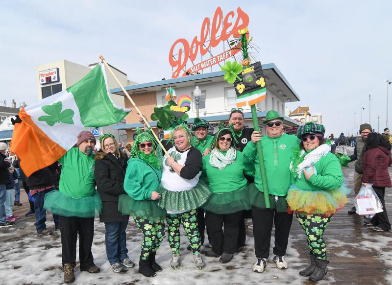 The Pole-r Leprechauns are (l-r) Dan Randolph, Deb Randolph, Missy Baker, Steff Dimartine (capt), Joey Poppiti, Stacey Battles, Pete Disabitino, Bill Nichols and Pam Nichols. They raised over $15,200.00 for the event. DAN COOK PHOTO