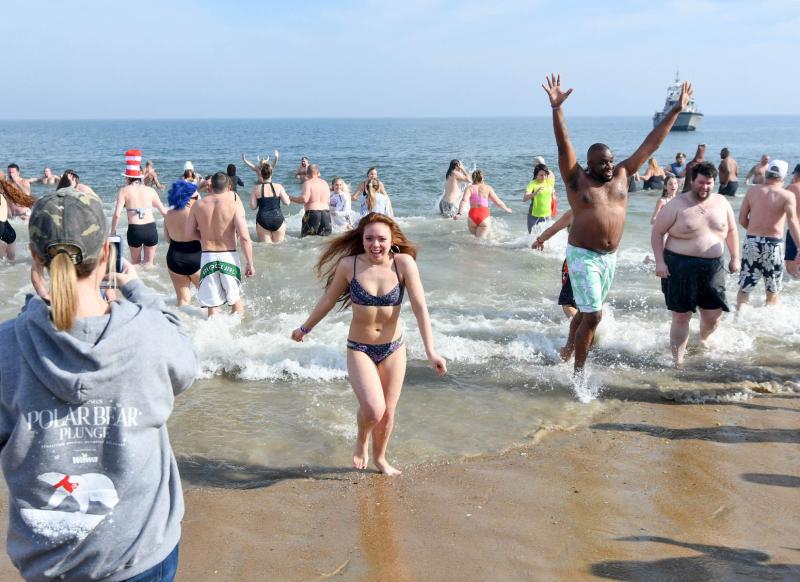 Rehoboth Polar Bear Plunge 2024 Caty Maudie