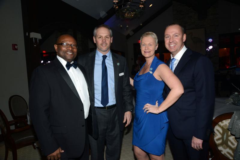 Gathered for a photo are (l-r) Boys & Girls Club Regional Resource Development Director Darnell Tingle, Delaware Boys & Girls Club President and CEO John Wellons, Delaware Secretary of Transportation and board member at Dover Boys & Girls Club Jennifer Cohan and Chris Cohan. Great Futures Gala
