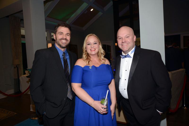Enjoying the gala are (l-r) Doug Reynolds, Planning Committee Chair and board member at Millsboro Boys & Girls Club Ashley Reynolds, and Millsboro Town Manager Sheldon Hudson. Great Futures Gala