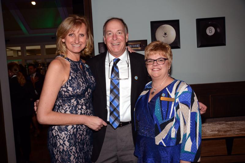 Laughing together at the gala are (l-r) sponsor Mountaire Director of Communications and Community Relations Cathy Bassett, Jamie Brooke and gala committee member Connie Little. Great Futures Gala