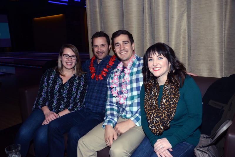 Team Low Rates from Water Stone Mortgage sits for a group photo. Shown are (l-r) Brandi Mason, Eric Parsons, Ed Startton and Amy Neely. RB Boys and Girls Club