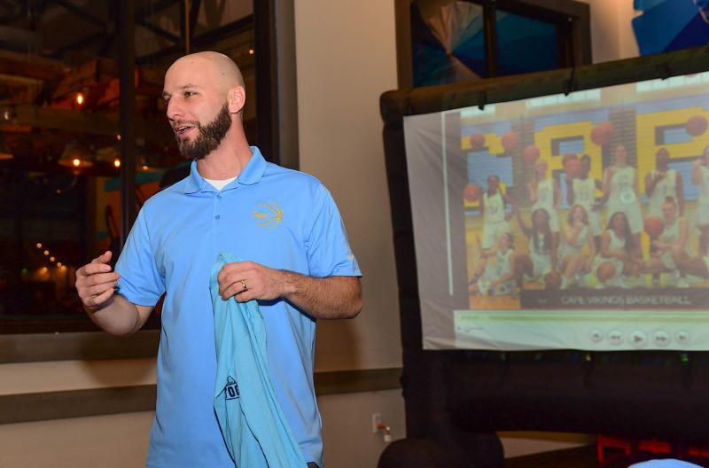 Henlopen Conference Coach of the Year Pat Woods speaks to his team and their parents about the successful season they had in 2019.