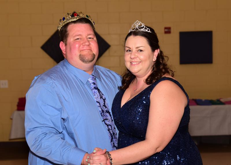 Crowned king and queen of the event are GRR volunteer Kevin Thompson and his GRR board member wife, Reinie.
