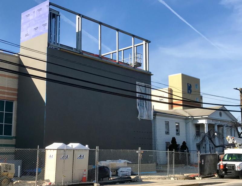 Part of Beebe’s expansion plan includes construction of a hybrid operating room in this new area along Savannah Road in Lewes. “The hybrid operating room will provide the latest in advanced imaging technology for vascular surgeons, and allow patients to undergo both open surgery and endovascular or minimally invasive procedures in the same room,” said Rick Schaffner, Beebe Healthcare executive vice president. Next to the construction is Beebe’s first building, dating back to 1916. DENNIS FORNEY PHOTOS