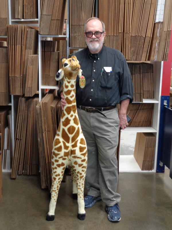 4 ft tall stuffed giraffe