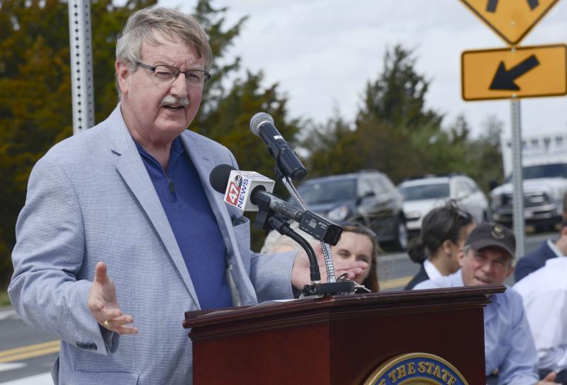 Former Sen. Gary Simpson and Rep. Harvey Kenton were instrumental in funding the using the Community Transportation Fund. “That money is usually used to fill potholes. This is a much better project than putting money into potholes,” he said.
