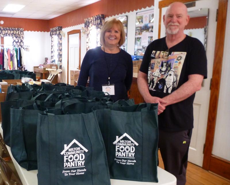 Milton Community Food Pantry Provides Reusable Tote Bags Cape