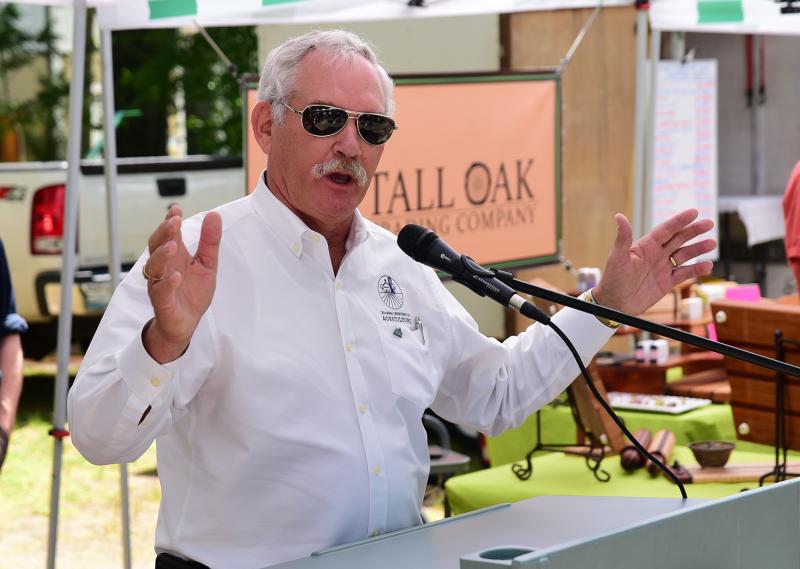 In May, Delaware Agriculture Secretary Mike Scuse kicked off Delaware Grown Week at the Rehoboth Beach Farmers Market. DAN COOK PHOTOS