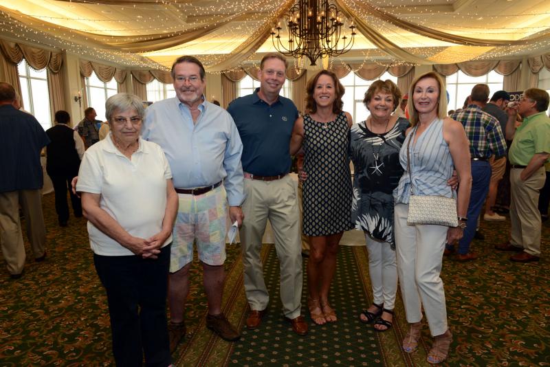 Meals on Wheels Board of Directors gathers for a photo at the event. Shown are (l-r) Roberta Wuttke, President John Wolfle, David Humes, Sue Gerson, Lana O’Hollaren, and President-elect Ann Bailey. Top Chef of The Culinary Coast