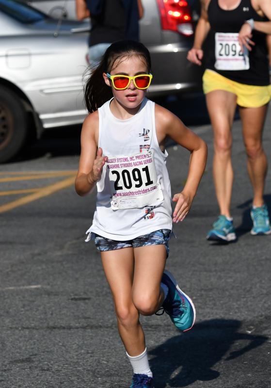 Emma Mabry of Arlington, Va., finishes with a cool 30:47.