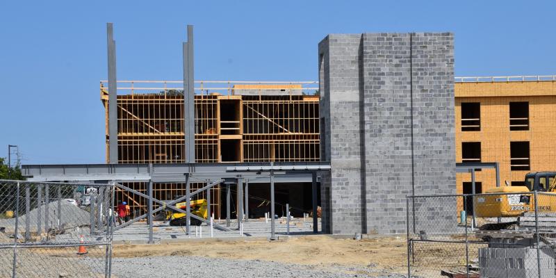 Three hotels, including this Home 2 Suites by Hilton near Lewes, are under construction in the Cape Region. All would be subject to a proposed Sussex County 3 percent lodging tax. RON MACARTHUR PHOTOS