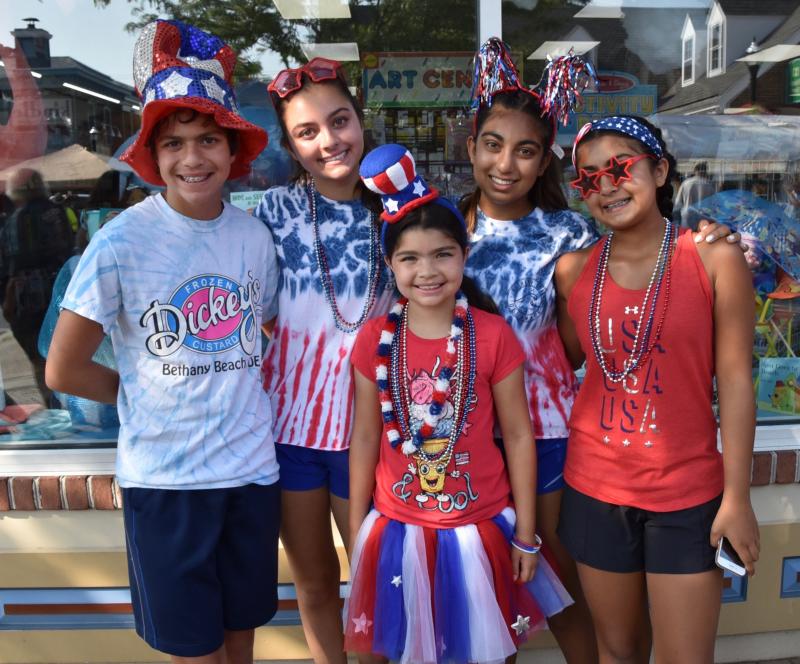 Taking part in their 11th games are (l-r) Devin Walke, Sonia Walke, Layla Walke, Naiya Mainigi and Riya Mainigi.