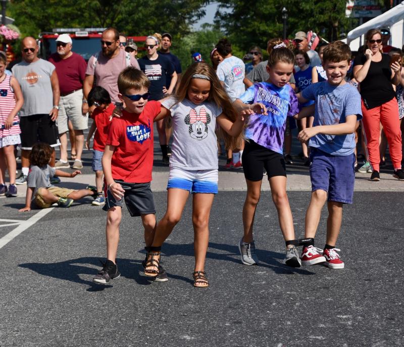The three-legged race is the first game each year.