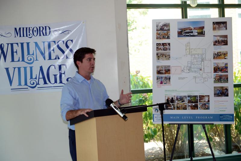 Rep. Bryan Shupe, who was born in Milford Memorial Hospital, credited the partnership of Bayhealth, La Red and Nationwide Heath Care Services for helping the community. La Red Milford Wellness Center.