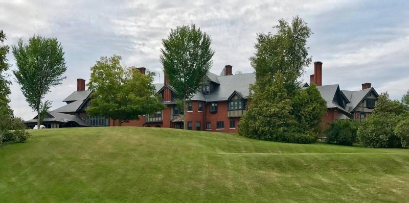 A little more history. The main house, now an inn, at Shelburne Farm near Burlington, Vermont, fronting on Lake Champlain. And, following, some additional information.