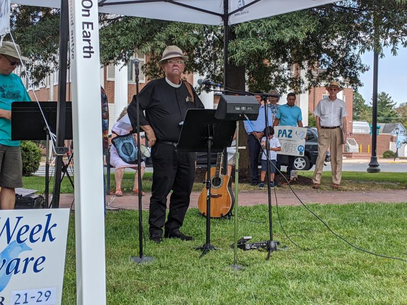 The Rev. Canon Mark Harris of Saint Peter’s Episcopal Church says, “Peace is not something we have, but peace is something we are... Be peace.”