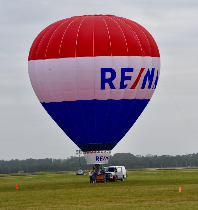 Milton’s Chuck Wagner’s RE/MAX balloon is ready for takeoff. Wagner introduced Sussex County to ballooning when he hosted a festival in Milton.