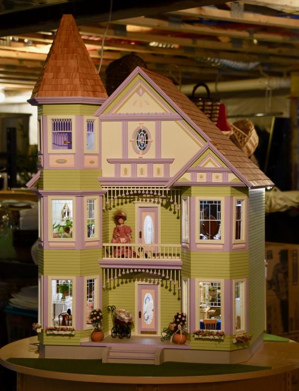 All the skills the Tydings couple have were put to the test in construction of this large Victorian house.