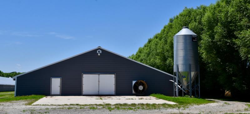 More and more poultry farmers are planting vegetated buffers adjacent to their farms.