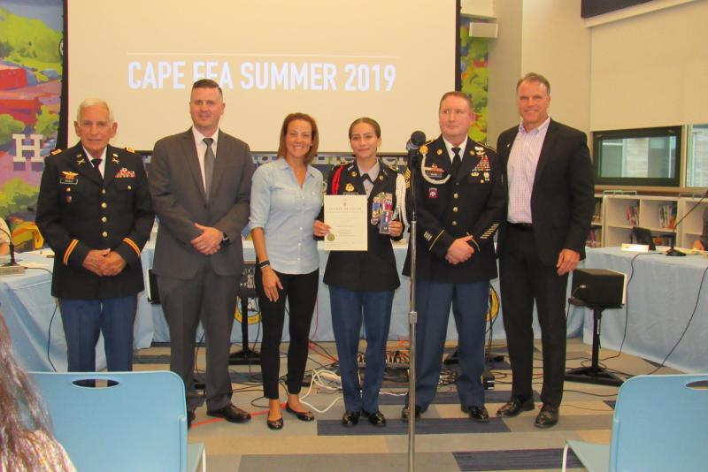 Cape High Jrotc Cadet Receives National Award Cape Gazette