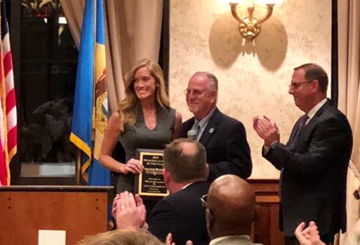 On Sept. 27, Hudson was named Delaware Municipal Clerk of the year by the Delaware League of Local Governments and the Delaware Municipal Clerk Association.