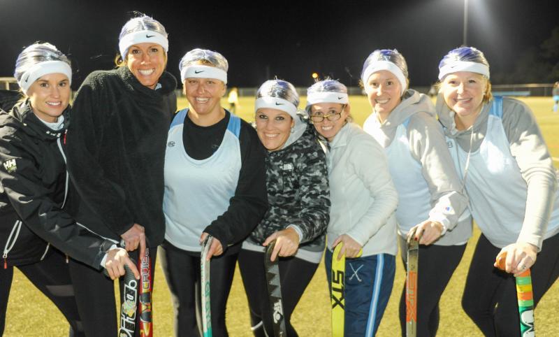 Gaggle of grannies: Shown are (l-r) Lindsey King Trimble, Emily Walls, Shannon Colbourn, Angela Griffin Murray, Khara Landon, Courtney Sharp and Buffy Neace.