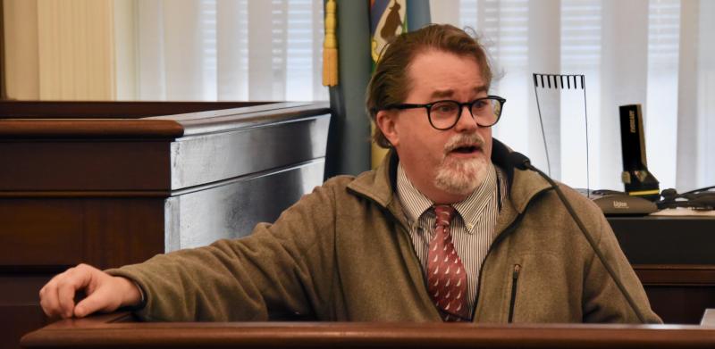 Sean O’Sullivan, as the postmaster, says post offices everywhere receive mail addressed to Kris Kringle as Santa Claus.