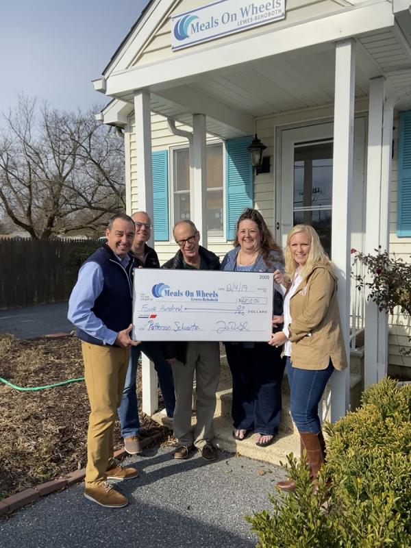 Patterson Schwartz Real Estate Donates To Meals On Wheels Cape