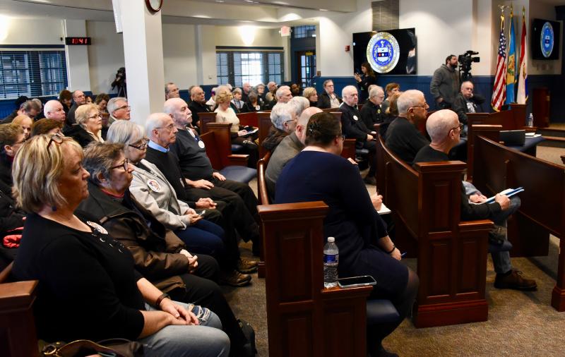 A large crowd turns out Jan. 7 in Sussex County Council chambers to listen to the vote on a proposed convenience store.