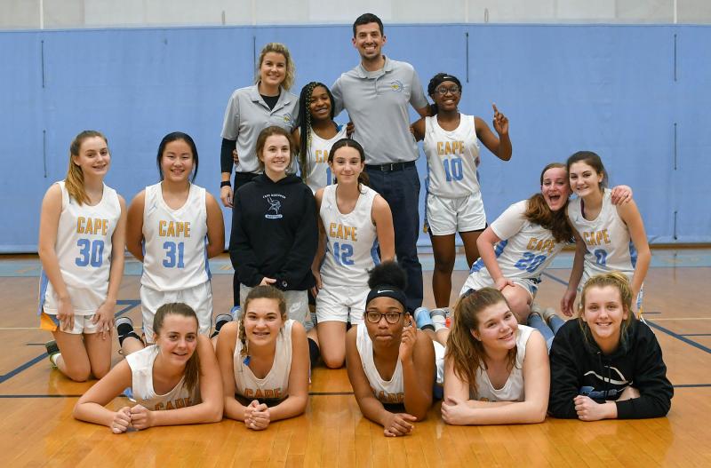 The Lady JV Vikings went 13-0 on the season. They have won their last 30 games. Shown in back are (l-r) coach Jackie Coveleski, Akira Perry, coach Martin Amis and Ja'Onna Lee. In middle are Sierra Manifold, Grace Totten, Emma Maxwell, Mackenzie Vitolo, Diana Nauman and Allison Head. In front are Mackinzie Brown, Grace Hudson, Taonshaye Trader, Haley Archambault and Cailyn Bledsoe.