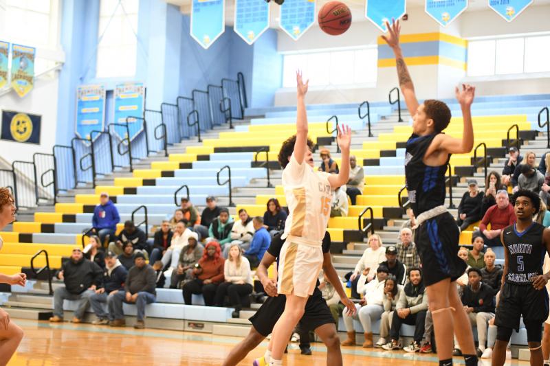 Drew Zimmerman with the floater.