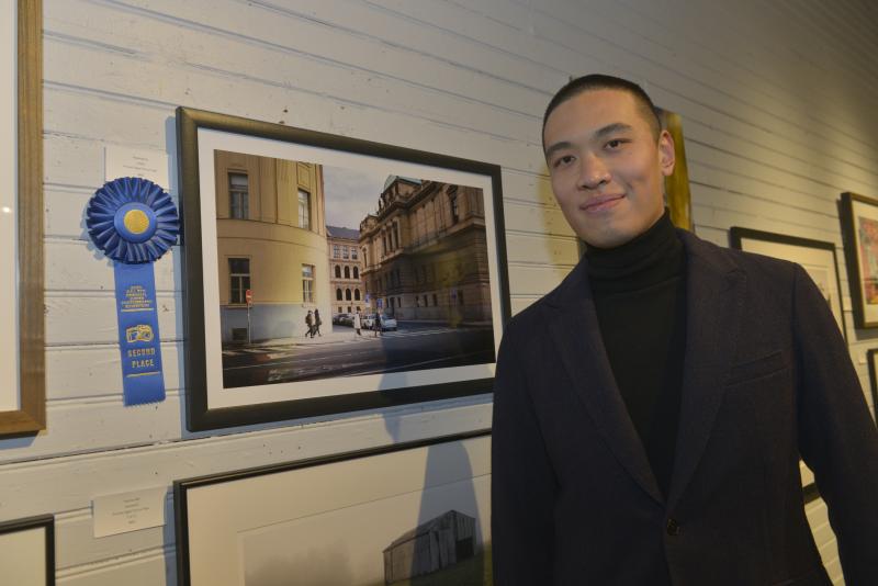 Washington, D.C. resident Matailong Du received second place for his untitled street scene from Prague. The prize was sponsored by Sally Packard and Dinah Reath. 5th Annual Photo Exhibition