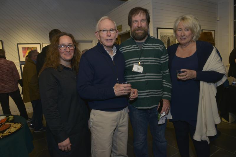 Gathered for a photo are (l-r) RAL Executive Director Sara Ganter and trustees John Schroeder, G.W. Thompson, and Nina Mickelsen. 5th Annual Photo Exhibition