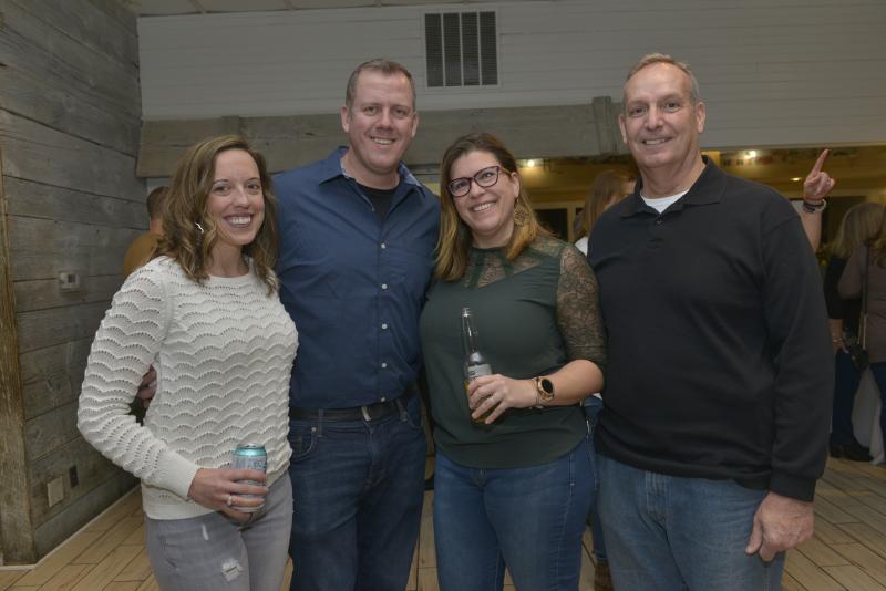 Socializing at the Winter Jam are (l-r) Kristin and Lee Thompson, Emily Cunningham and Tim Winstead. CHEF Winter Jam 2020
