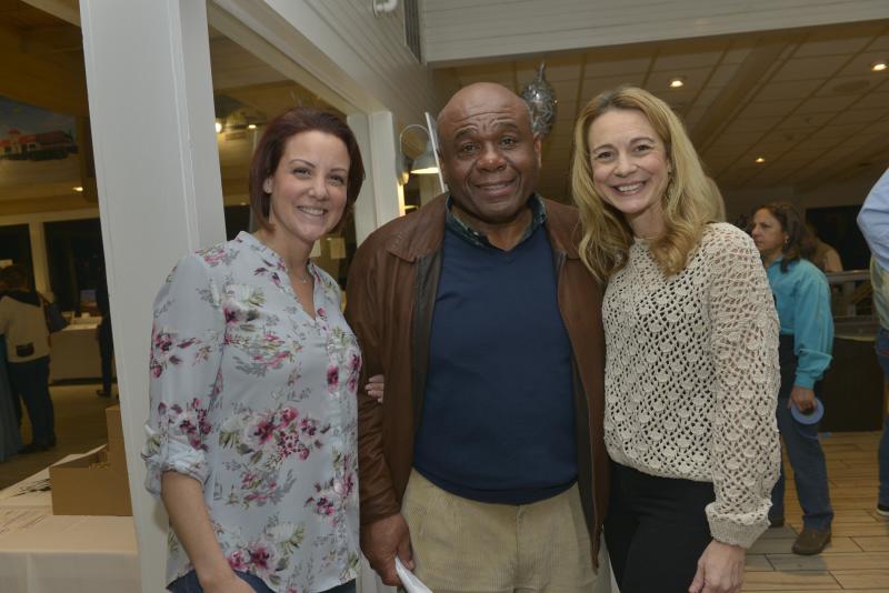 The Cape Henlopen Board of Education members gather for a photo. Shown are board members Alison Meyers and Bill Collick, and District Assistant Superintendent Jenny Nauman. CHEF Winter Jam 2020