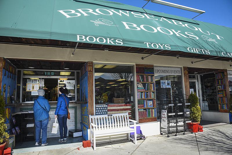 Susan Keho, managing partner at Browseabout Books adopted a policy that discontinued browsing in the store. The store will be open from 10 a.m. to 2 p.m. offering curbside pickup, and walk up service at the cafe window. To purchase and receive books or gift certificates in the mail call 302-226-2665 or email susan@browseaboutbooks.com. The hope is to re-open March 28. DENY HOWETH PHOTO