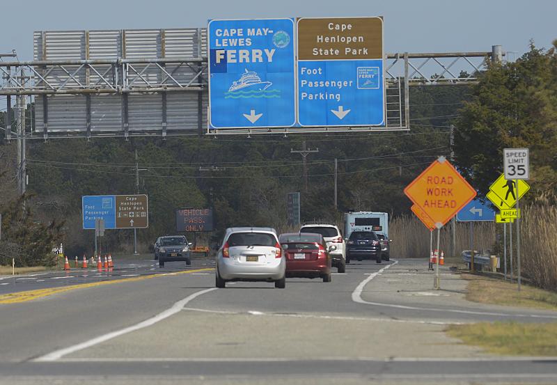 The Cape May-Lewes Ferry is open to vehicles only with a limited schedule. DENY HOWETH PHOTO