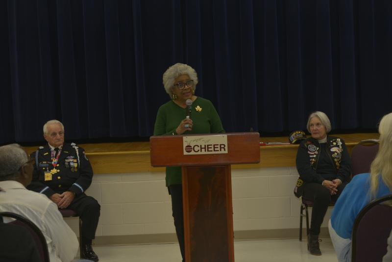 Estelle Selby-Parker spoke at the event using the phrase, “Did You Know?” Did you know that the first male African American mayor in Sussex County was the late Roger Fisher from Laurel? Did you know that first African American mayor in Lewes was the late George H.P. Smith? She went on to mention several more prominent African American leaders in Delaware. CHEER Black Culture Day