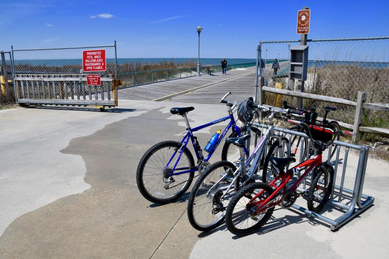 Although the Cape Henlopen State Park fishing pier is open, so far, few people are using it for fishing.