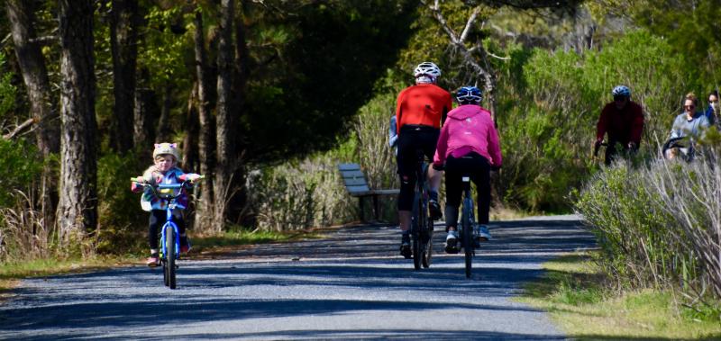Walking and cycling on Cape Region trails grows in popularity as people look for ways to get outside. RON MACARTHUR PHOTO