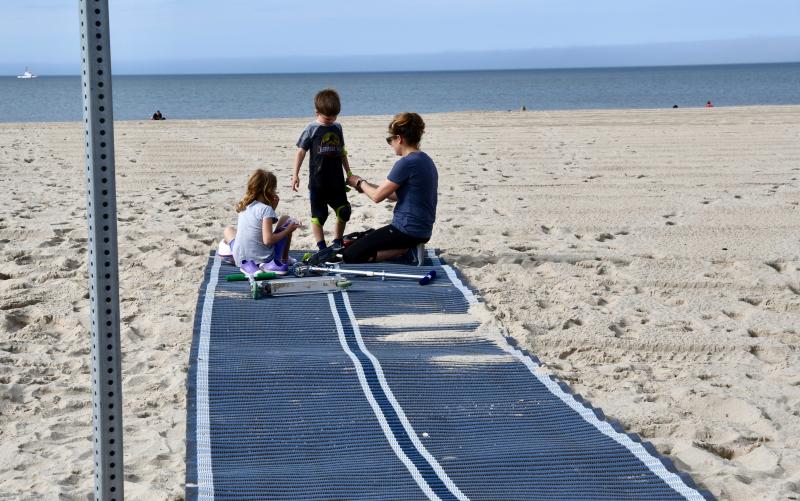 There is plenty of room for social distancing on Lewes Beach over the Memorial Day holiday.