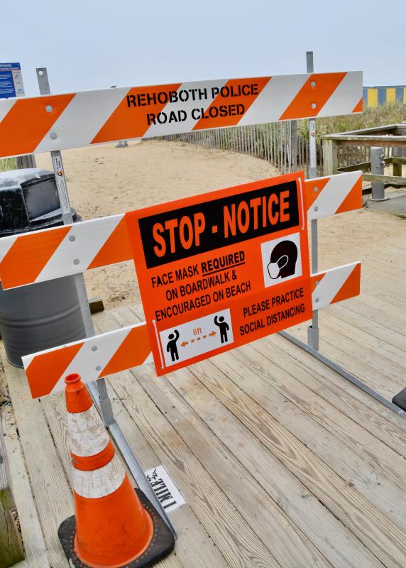 Rehoboth Beach and Boardwalk is open with some restrictions, including mandatory face coverings on the Boardwalk and suggested coverings on the beach.