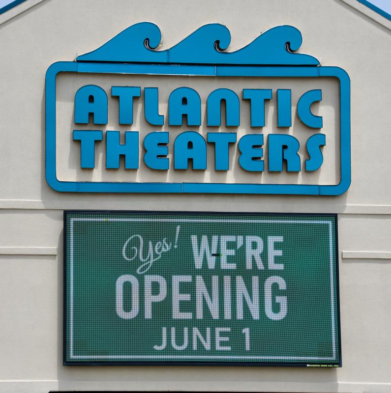 Under Phase 1, Movies at Midway, closed since mid-March, will open its doors Monday, June 1, with restrictions, including a reduction of 70 percent in the number permitted in the theaters.