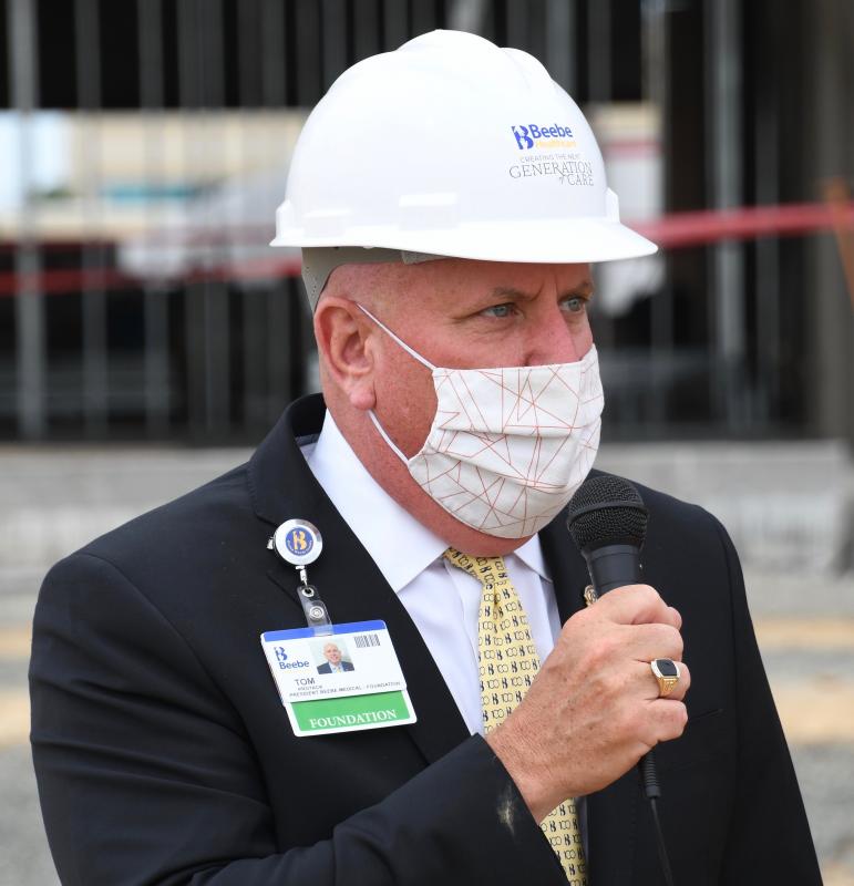 Beebe Medical Foundation President Tom Protack says there is still work to do as Beebe begins its next generation of care.