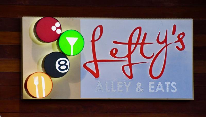 Lefty’s Alley & Eats off Route 1 near the Dartmouth Drive intersection, Lewes, reopened its doors June 22.