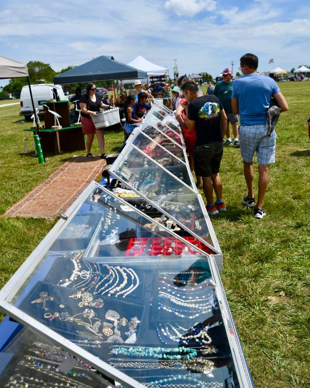 Because of added space at Hudson Fields, the expo expands to include craft and antique vendors.