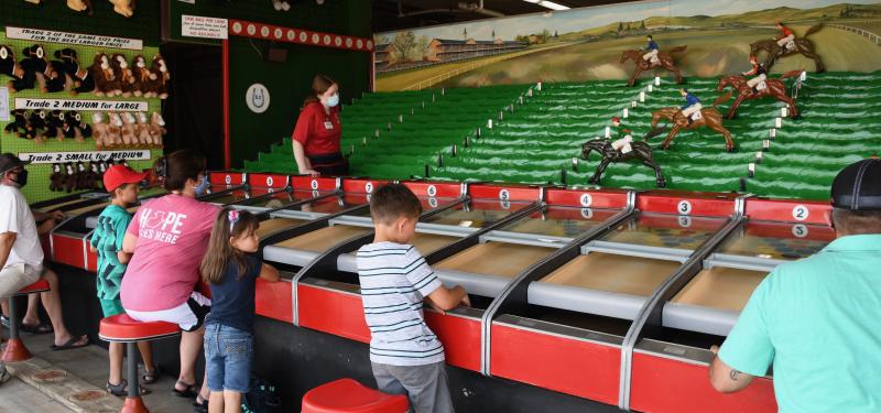 Funland opened a limited number of games last week – such as the popular horse race – along the Boardwalk prior to announcing it would open most of the rest of the amusement park on Friday, July 10.